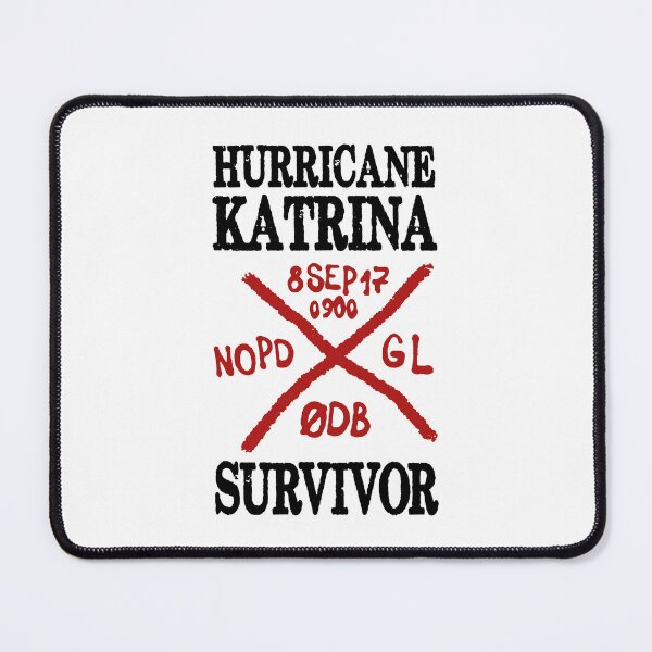Artikelvorschau, Hurrikan Katrina; X-Code; Überlebender; Graffiti-Stil; entworfen und verkauft von StickerApe.