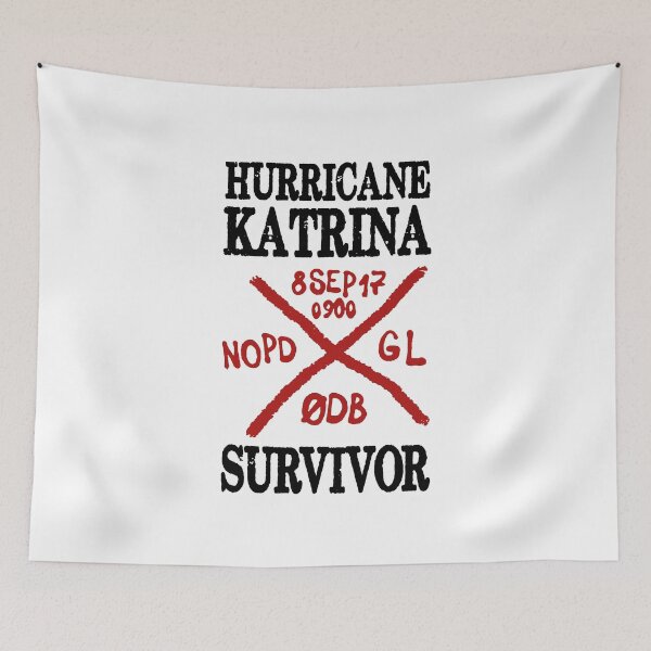 Item preview, Hurricane Katrina; X Code; Survivor; Graffiti Stlyle; designed and sold by StickerApe.