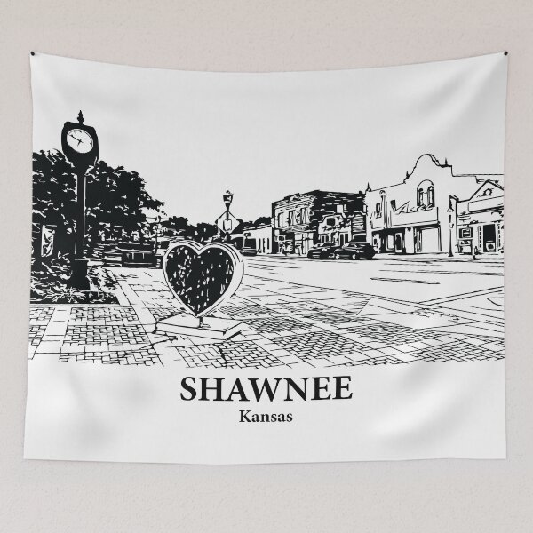 Item preview, Shawnee - Kansas designed and sold by Lakeric Cityscapes.