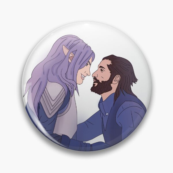 Item preview, Rook & Lucanis Smiling designed and sold by Sidequests & Summons.