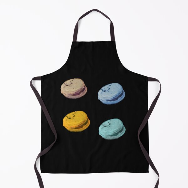 Item preview, Macarons in Four Colors – Sweet & Colorful Pop Art | Macaron in Quattro Colori – Pop Art Dolce e Colorata | Macarons en Quatre Couleurs – Pop Art Doux et Coloré designed and sold by LenaBlueDesigns.