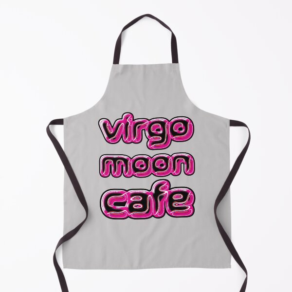 Item preview, Typography of Virgo Moon Cafe with flowing strokes designed and sold by cremedecolor.
