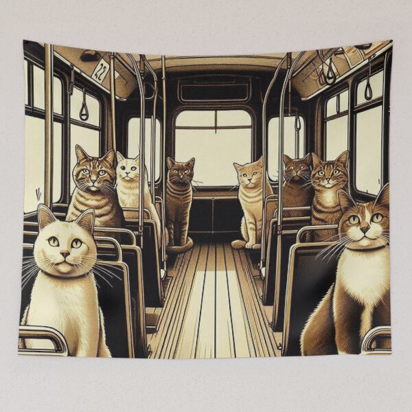 Item preview, Cat Bus designed and sold by Myra365Art.
