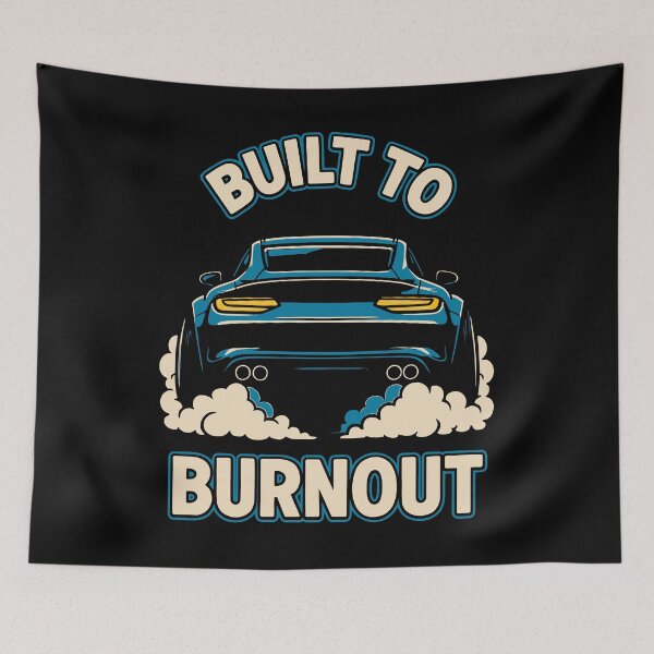 Item preview, Built to Burnout Car designed and sold by SnappyPNG.