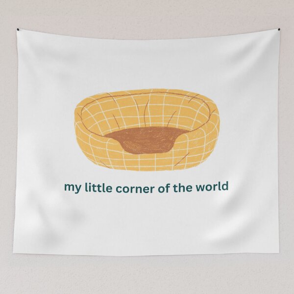 Item preview, my little corner of the world- dog bed designed and sold by blackstarred.