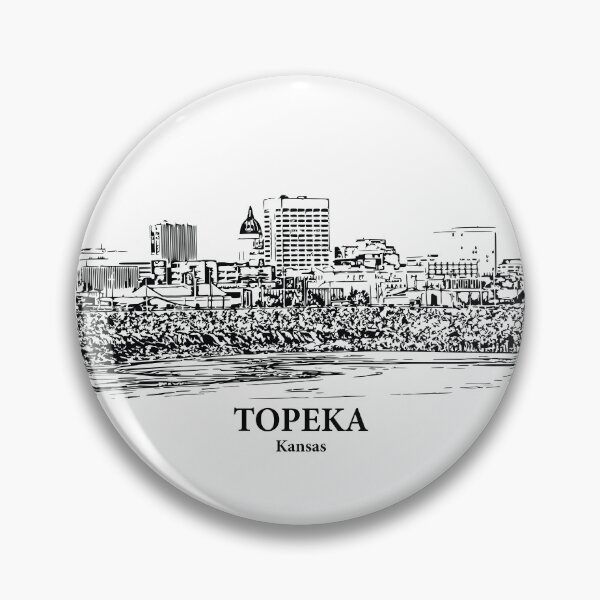 Artikelvorschau, Topeka - Kansas entworfen und verkauft von Lakeric Cityscapes.