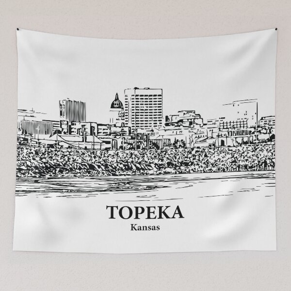 Item preview, Topeka - Kansas designed and sold by Lakeric Cityscapes.