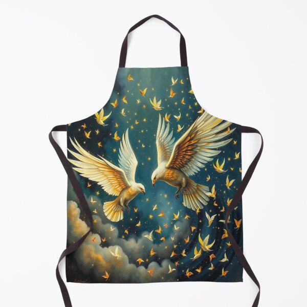 Item preview, Golden Birds in Cosmic Flow – Magic between Stars and Emotions designed and sold by FotoworldEdel.