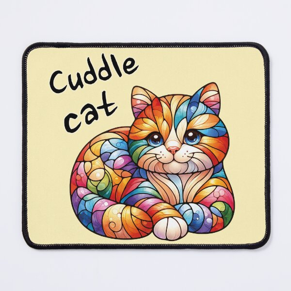 Item preview, Cuddle cat designed and sold by MoxisWatercolor.