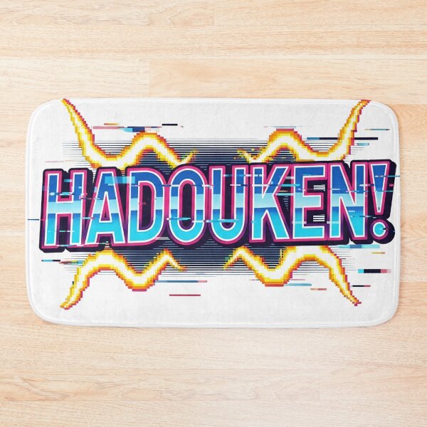 Item preview, Retro Neon Hadouken Arcade Text designed and sold by PixelArena Gaming.