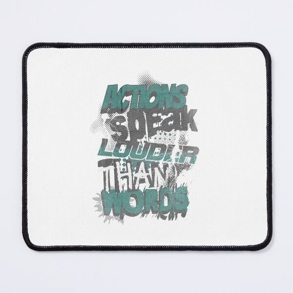 Item preview, Action Speak Louder Than Words – Distressed Street Art Style designed and sold by Sunscape-Art.