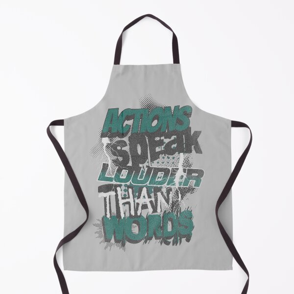 Item preview, Action Speak Louder Than Words – Distressed Street Art Style designed and sold by Sunscape-Art.