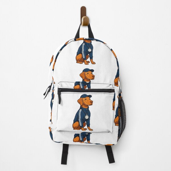 Item preview, Vizsla in Navy Tracksuit with Stopwatch designed and sold by Flying Doggo.