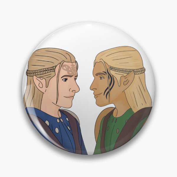 Item preview, Zevran and Dalish Warden designed and sold by Sidequests & Summons.