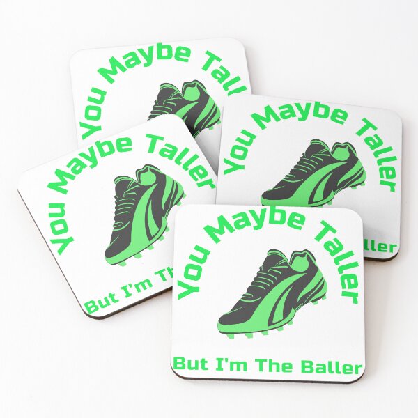 Item preview, You Maybe Taller But I’m the Baller Soccer Women’s Girls Football Boot designed and sold by WhackingTax.