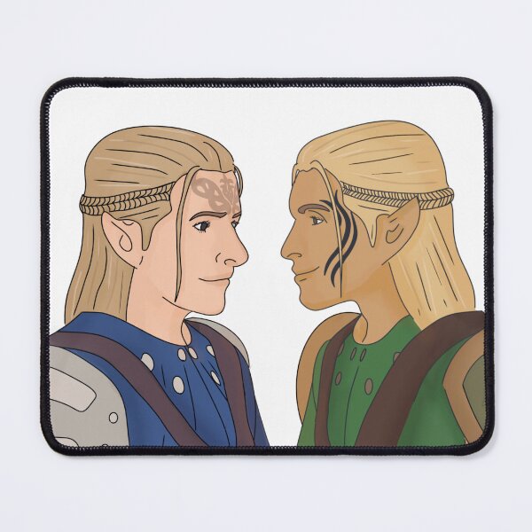 Item preview, Zevran and Dalish Warden designed and sold by Sidequests & Summons.