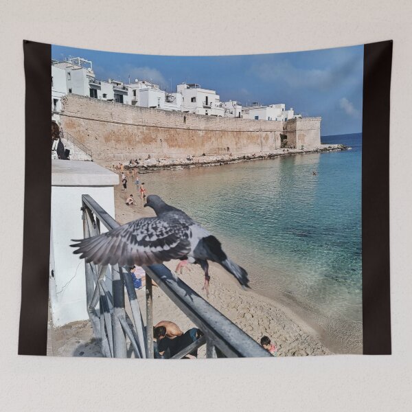 Item preview, Pigeon's-Eye View of Monopoli, Italy designed and sold by EpicVistas.