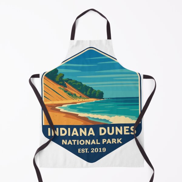 Item preview, Indiana Dunes National Park Retro  Sticker designed and sold by Ismeal Von.