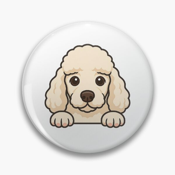 Item preview, Elegant Poodle – Cute Fluffy Dog Art designed and sold by SnapLabDesigns.
