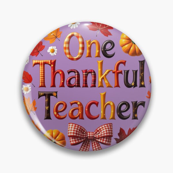 Artikelvorschau, Ein dankbarer Lehrer Herbst Thanksgiving Niedlicher Kürbis Herbst Design entworfen und verkauft von arceeddesign.