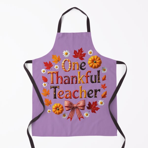 Item preview, One Thankful Teacher Fall Thanksgiving Cute Pumpkin Autumn Design designed and sold by arceeddesign.