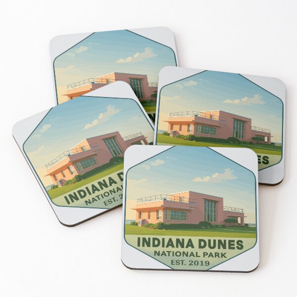 Item preview, Indiana Dunes National Park Retro  Sticker designed and sold by Ismeal Von.
