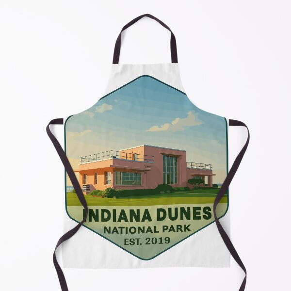 Item preview, Indiana Dunes National Park Retro  Sticker designed and sold by Ismeal Von.