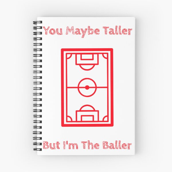Item preview, You Maybe Taller But I’m the Baller Soccer Women’s Girls Football Field Pitch designed and sold by WhackingTax.