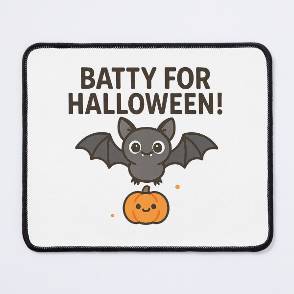 Item preview, Cute Cartoon Bat Hovering Above Pumpkin T-Shirt - Adorable Halloween Design designed and sold by PrintCreations9.