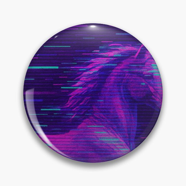 Item preview, Glitch Neon Rearing Horse x designed and sold by Czerkiz.