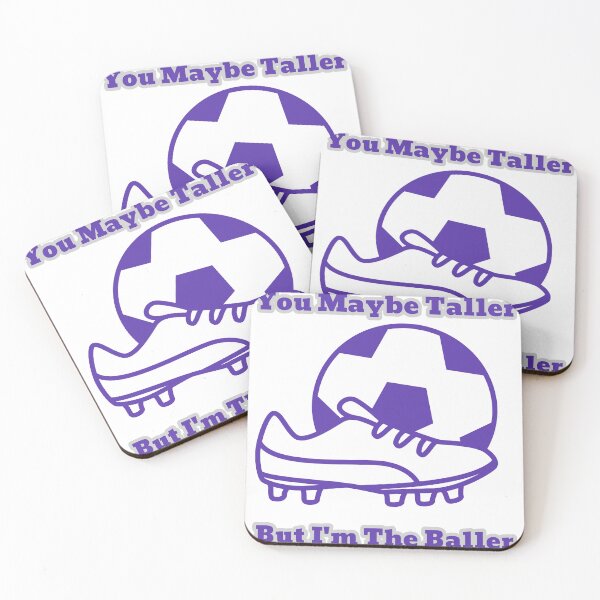 Item preview, You Maybe Taller But I’m the Baller Soccer Women’s Girls Football Boot Cleat  designed and sold by WhackingTax.