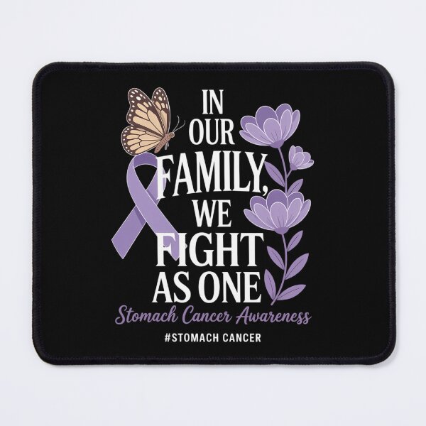 Item preview, We Fight As One Periwinkle Ribbon Stomach Cancer Awareness designed and sold by DoorwayThreads.