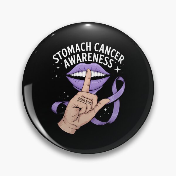 Item preview, Women Biting Lips Periwinkle Ribbon Stomach Cancer Awareness designed and sold by DoorwayThreads.