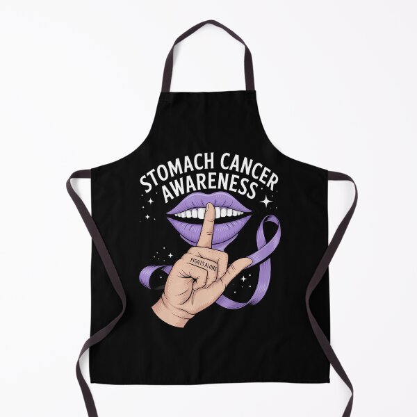 Item preview, Women Biting Lips Periwinkle Ribbon Stomach Cancer Awareness designed and sold by DoorwayThreads.