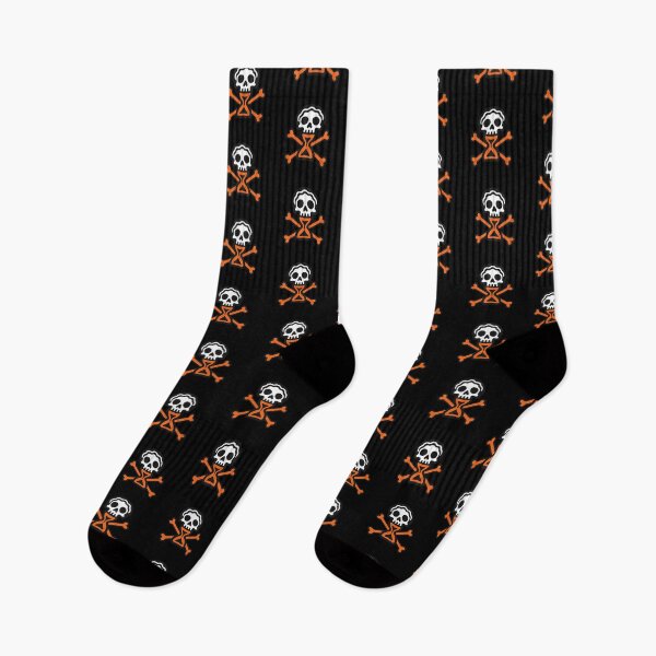 Item preview, Orange Skull and Crossbones designed and sold by No Quarter Collective.