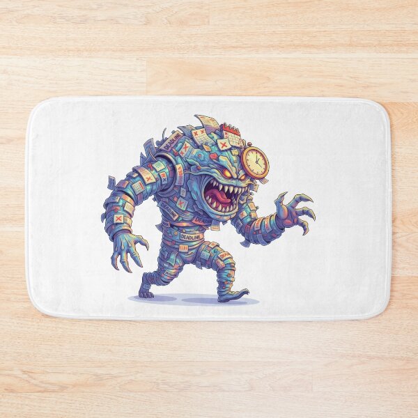 Item preview, Deadline Monster Character Made of Notes and Calendars designed and sold by Pani-Malyuvalka.