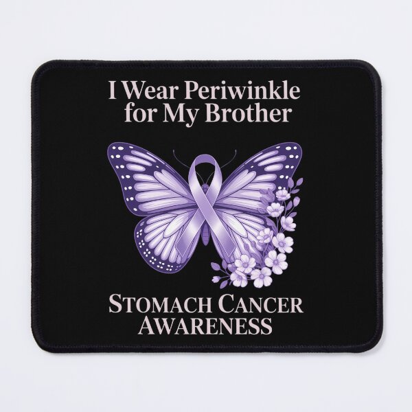 Item preview, Butterfly I Wear Periwinkle For My Brother Stomach Cancer designed and sold by Sea4Adventures.