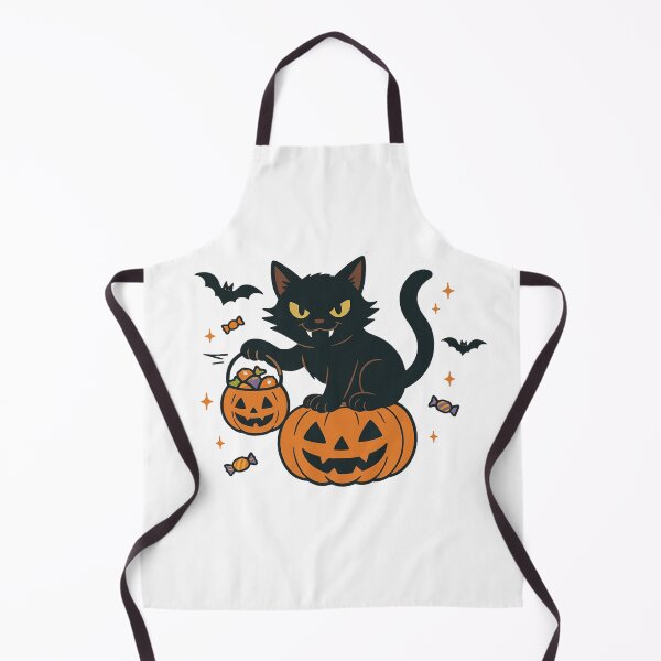 Item preview, Mischievous Black Cat on Pumpkin T-Shirt - Cute Halloween Cartoon Design designed and sold by PrintCreations9.