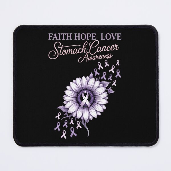 Item preview, Faith Hope Love Stomach Cancer Awareness Periwinkle Ribbon designed and sold by Sea4Adventures.
