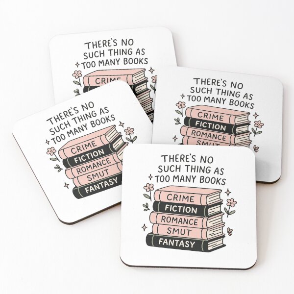 Item preview, Book Lover Stack Design – Funny Reading Quote “There’s No Such Thing As Too Many Books” | Perfect Gift for Readers & Bibliophiles designed and sold by GemBob Creations.