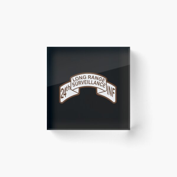 Item preview, Scroll - 24th LRS Infantry Desert designed and sold by Military Insignia Products.