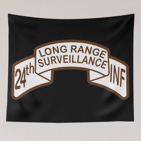 Item preview, Scroll - 24th LRS Infantry Desert designed and sold by Military Insignia Products.
