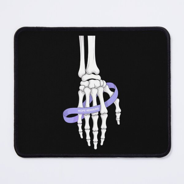 Item preview, Fuck Stomach Cancer Middle Finger Periwinkle Ribbon designed and sold by Sea4Adventures.