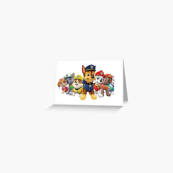 Paw patrol Greeting Card