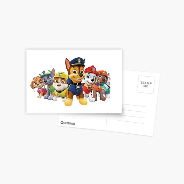 Patrouille de patte Carte postale