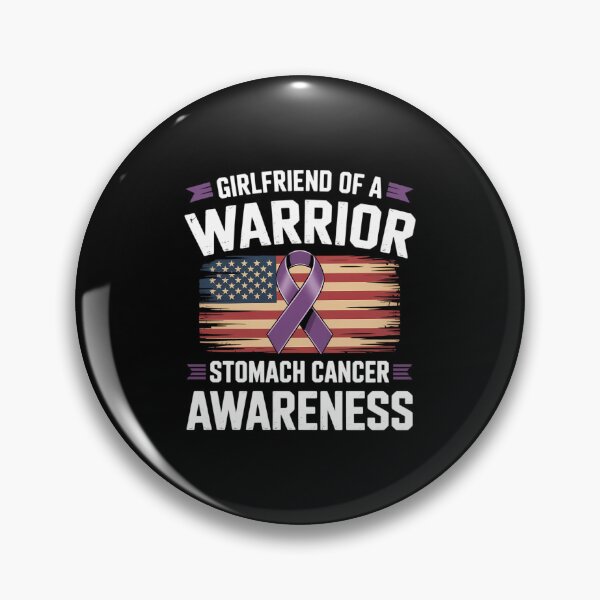 Item preview, Girlfriend Of A Warrior Gastric Stomach Cancer Awareness designed and sold by Sea4Adventures.