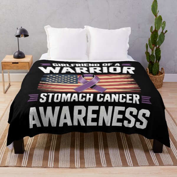 Item preview, Girlfriend Of A Warrior Gastric Stomach Cancer Awareness designed and sold by Sea4Adventures.
