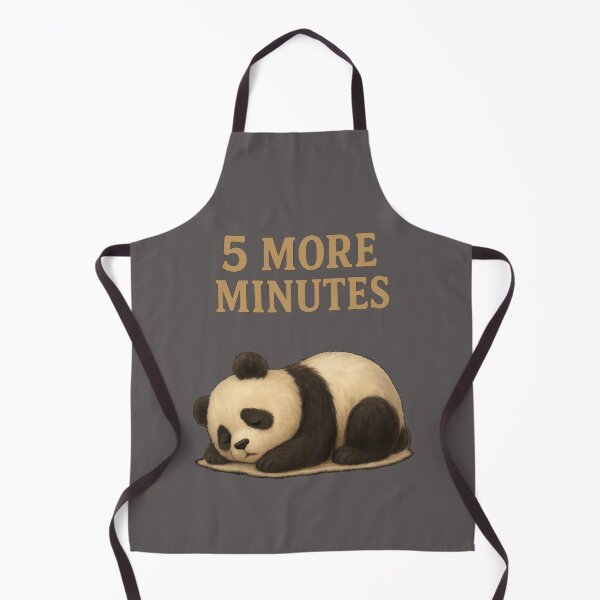 Item preview, Sleepy Panda T-Shirt | Cute “5 More Minutes” Lazy Panda Tee designed and sold by KDesignCrafts.