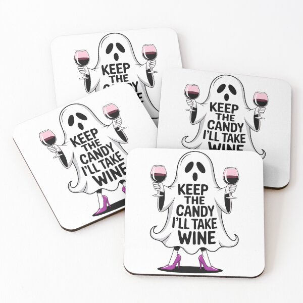 Item preview, Wine Ghost - Keep The Candy, I'll Take Wine designed and sold by Qtique.
