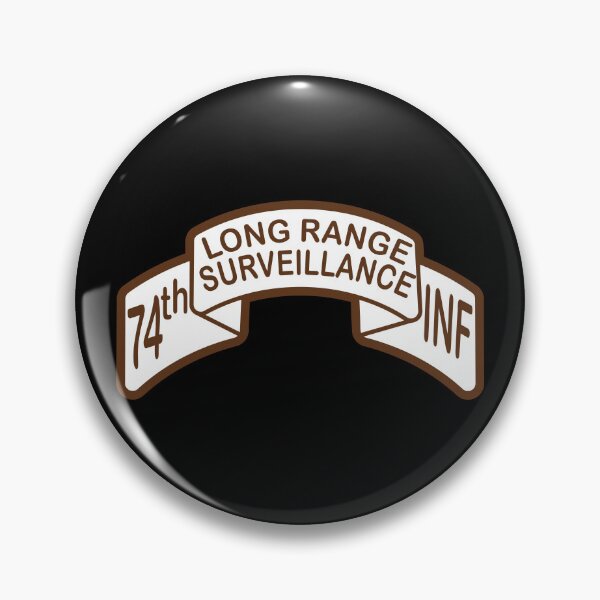 Item preview, Scroll - 74th LRS Infantry Desert designed and sold by Military Insignia Products.